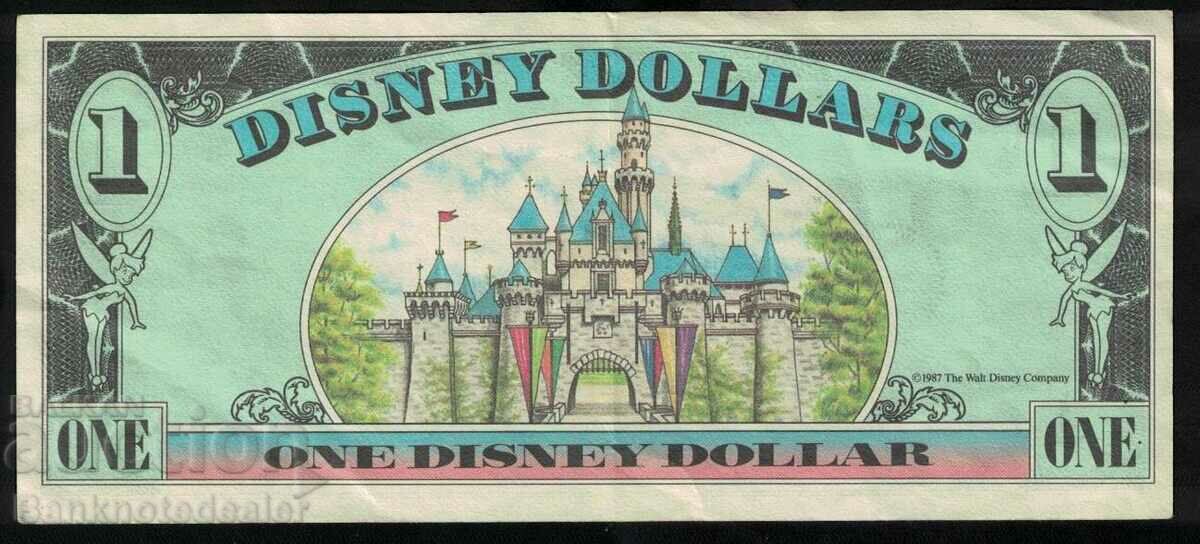 Disney 1 Mickey Dollar 1987 Ref 6255 with price 65.00 BGN | € 33.23 Disney 1 Mickey Dollar 1987 Ref 6255 with price 65.00 BGN | € 33.23