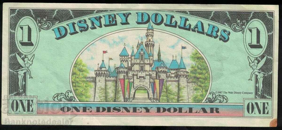 Disney 1 Mickey Dollar 1987 Ref 6256 with price 55.00 BGN | € 28.12