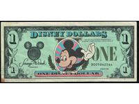 Disney 1 Mickey Dollar 1987 Ref 6256