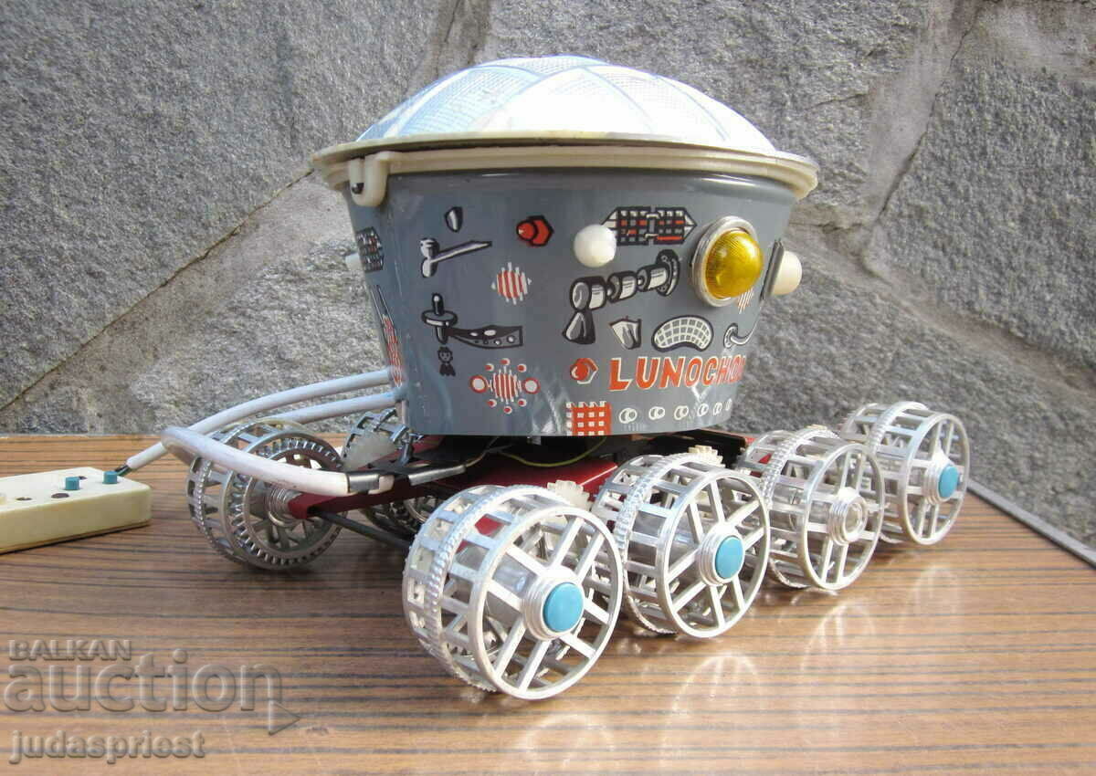 παλιό ρωσικό σοβιετικό διαστημικό παιχνίδι σεληνιακό ρόβερ με μπαταρίες - 7 παλιό ρωσικό σοβιετικό διαστημικό παιχνίδι σεληνιακό ρόβερ με μπαταρίες - 7