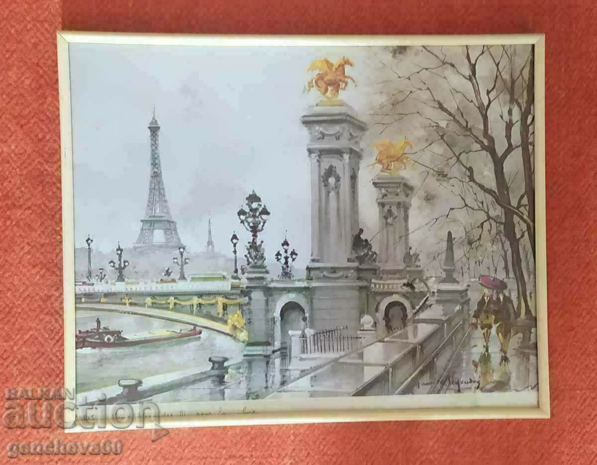 Delivery of Reproduction painting in a frame