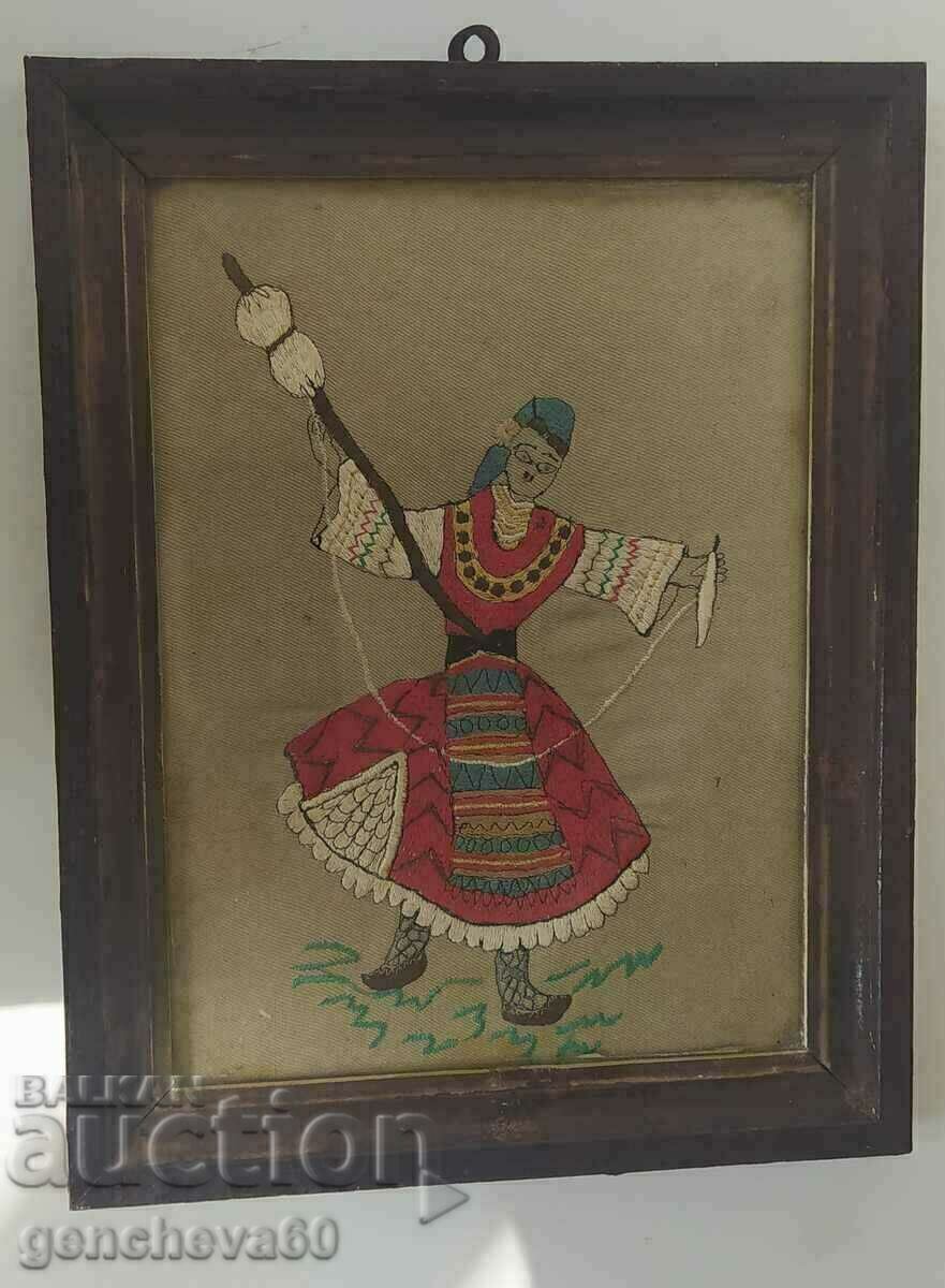 Old tapestry, "Girl with a Hat" with price 15.00 BGN | € 7.67 Old tapestry, "Girl with a Hat" with price 15.00 BGN | € 7.67