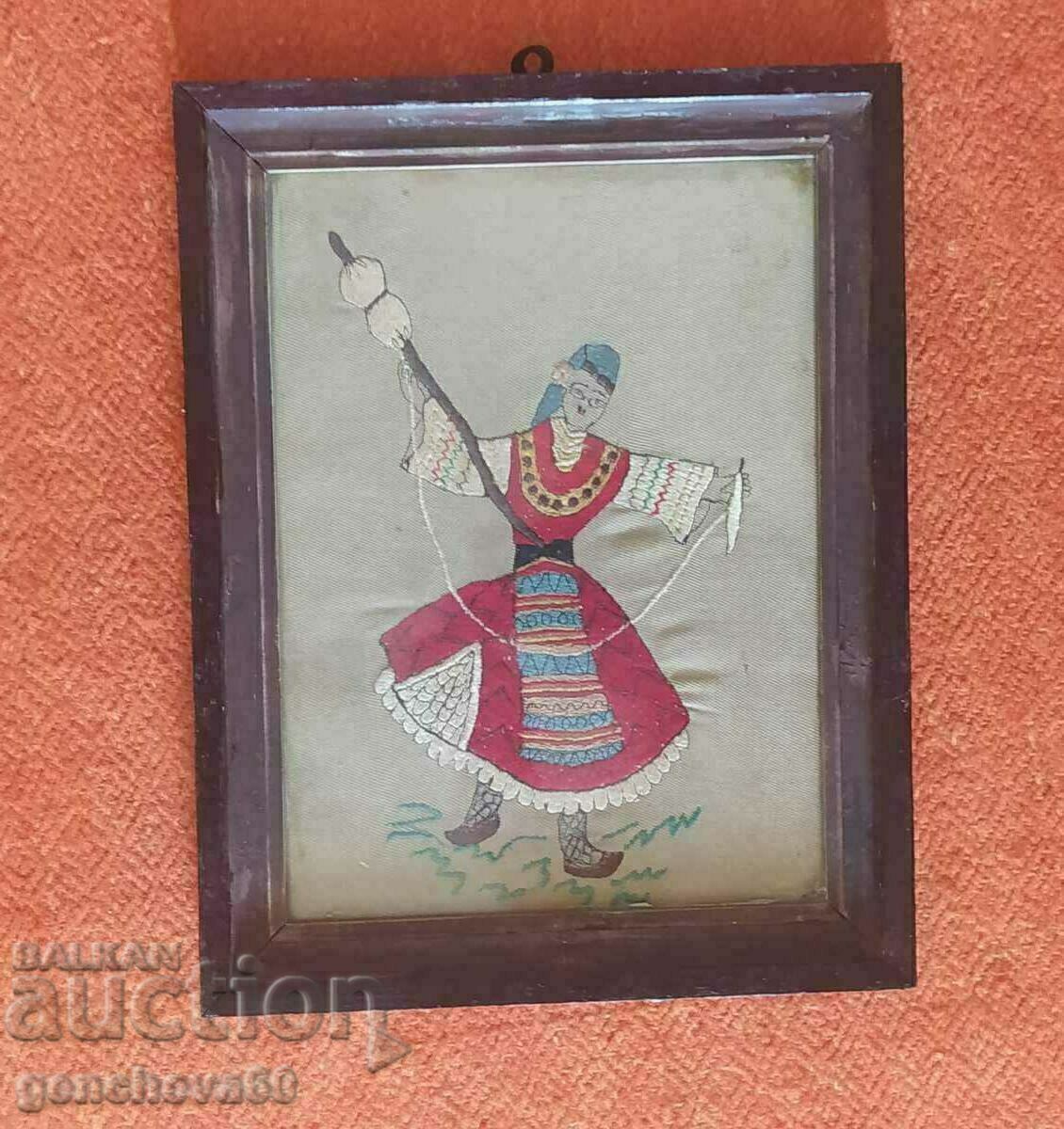 Old tapestry, "Girl with a Hat" Old tapestry, "Girl with a Hat"