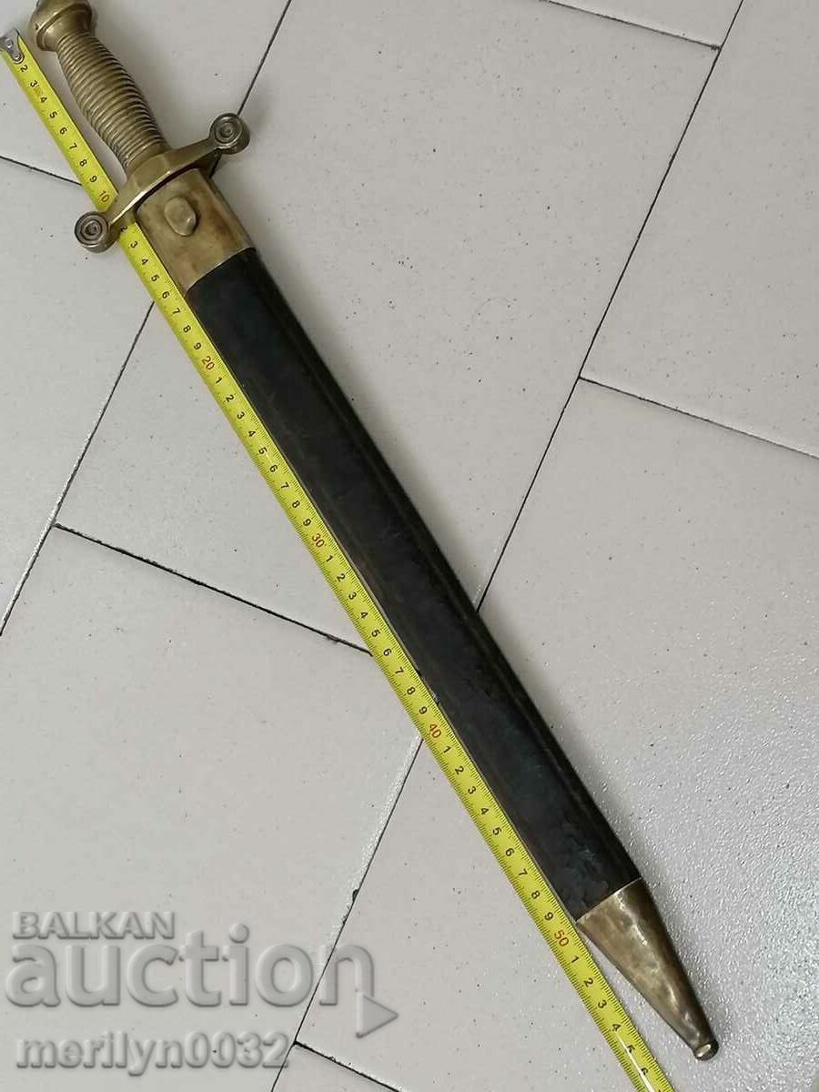 Licitație Satar francez cu cuțit sabie kaniya lamă pumnal baionetă Licitație Satar francez cu cuțit sabie kaniya lamă pumnal baionetă