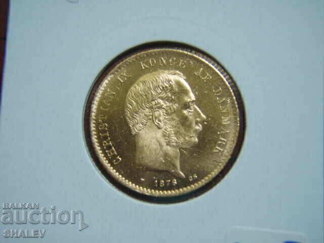 20 Coroane 1876 Danemarca (20 kroni Daniya) - AU/Unc (zlato) - 5