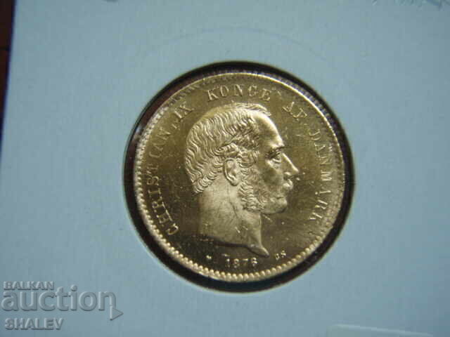 20 Coroane 1876 Danemarca (20 kroni Daniya) - AU/Unc (zlato) - 6