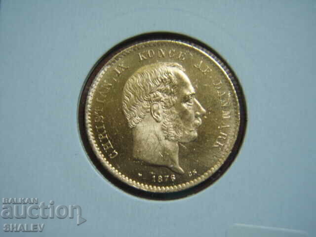 20 Coroane 1876 Danemarca (20 kroni Daniya) - AU/Unc (zlato) - 7