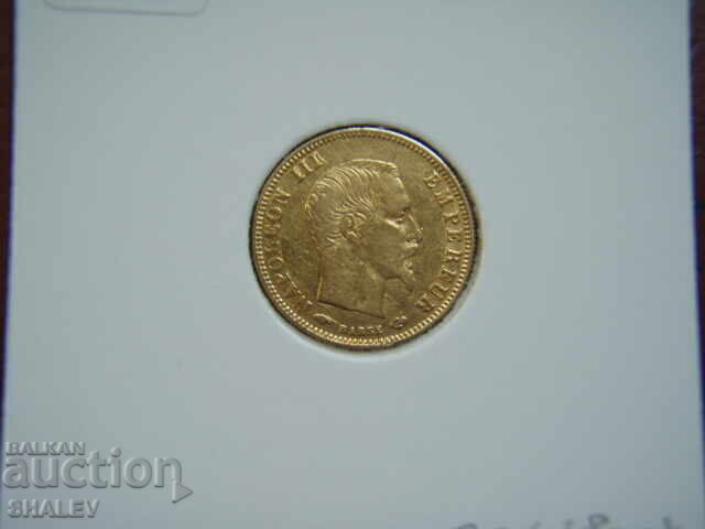 5 franci 1859 A Franța (5 franci Franța) - XF/AU (aur) - 6