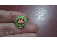 SO Transtroy - 50 years - 1977 - green SOC badge