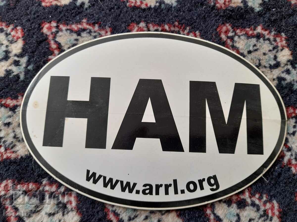 ARRL HAM sticker