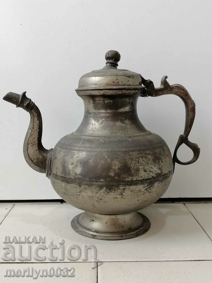 Ottoman hibiscus jug with cannula baker copper bowl pot teapot with price 699.00 BGN | € 357.39 Ottoman hibiscus jug with cannula baker copper bowl pot teapot with price 699.00 BGN | € 357.39