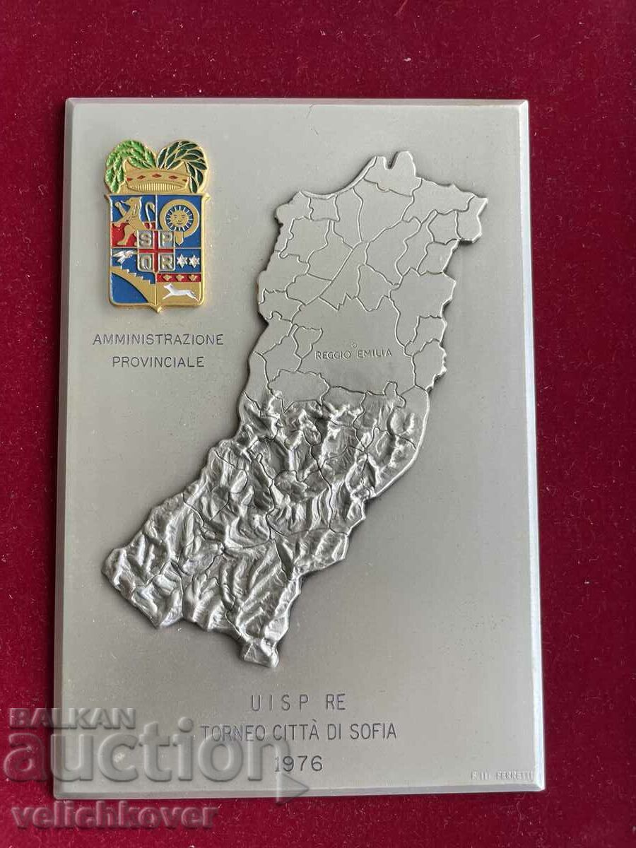 35597 Italy luxury plaque tournament City of Sofia 1976 with price 80.00 BGN | € 40.90 35597 Italy luxury plaque tournament City of Sofia 1976 with price 80.00 BGN | € 40.90