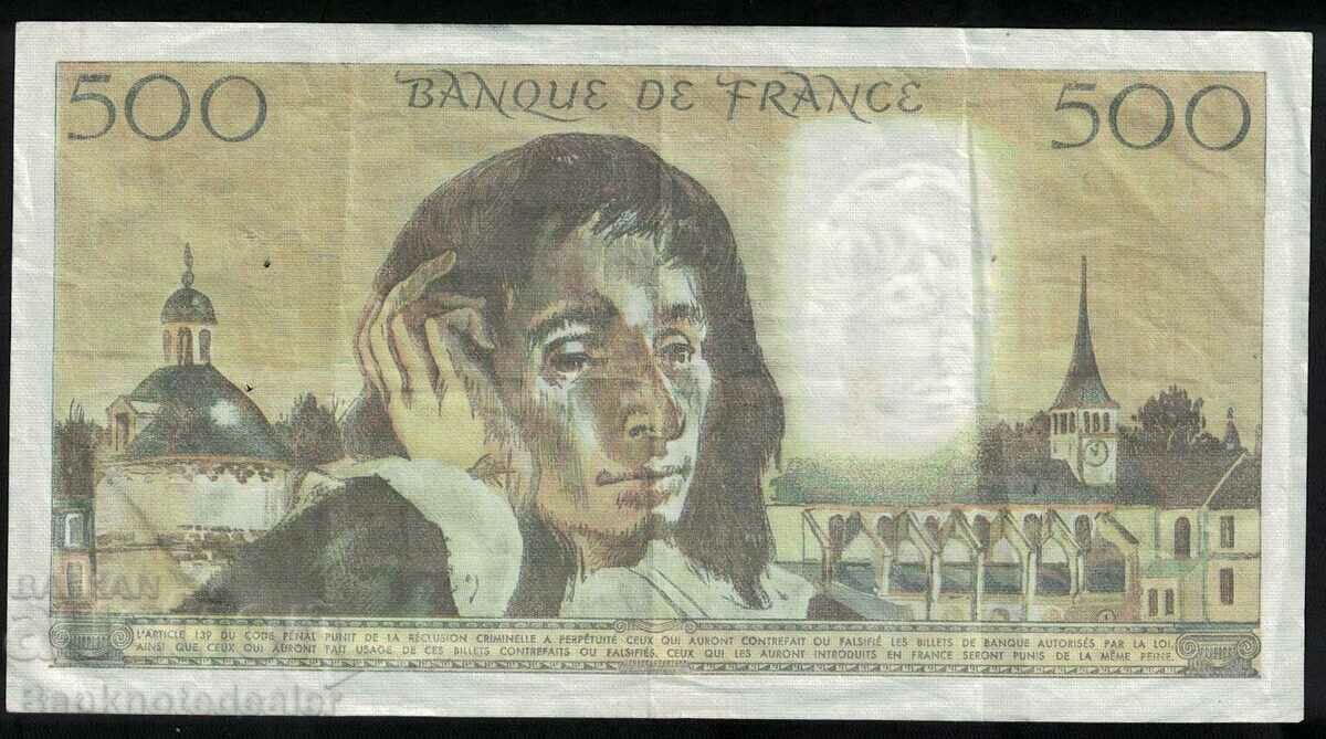 Γαλλία 500 φράγκα 1984 Pick 156e Αναφ. 2053 με τιμή 75.00 BGN | € 38.35