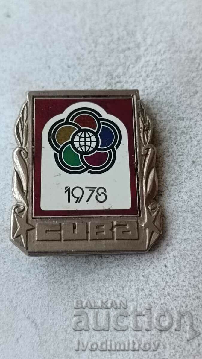 CUBA 1978 badge