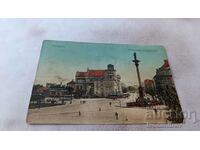 Пощенска картичка Warsawa Krakowskie Przedmiescie 1912