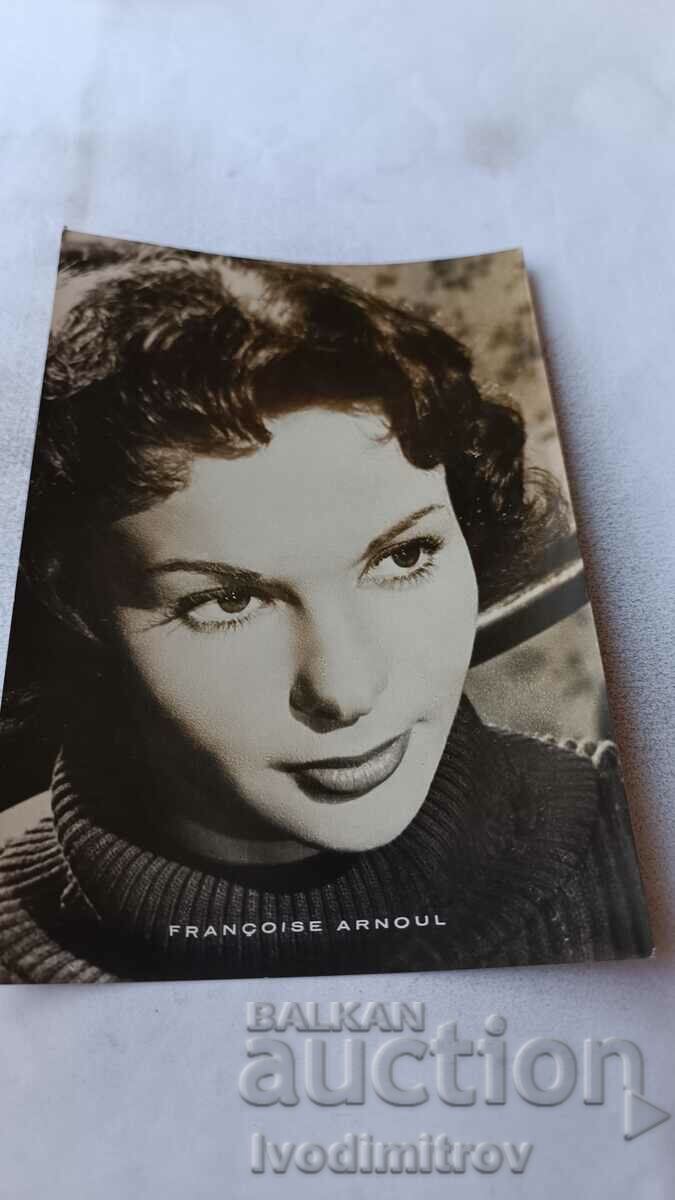Пощенска картичка Francoise Arnoul