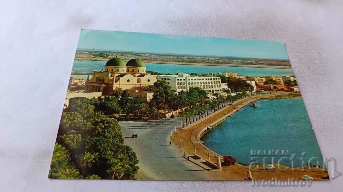 Carte poștală Benghazi The Cathedral 1970