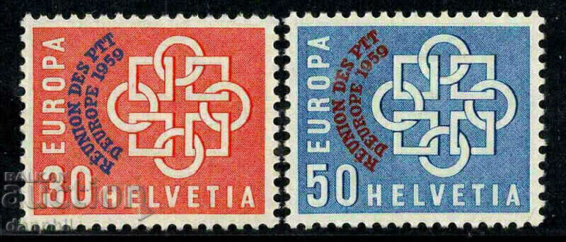 Швейцария 1959 Eвропа CЕПТ -PTT-  (**), чиста серия