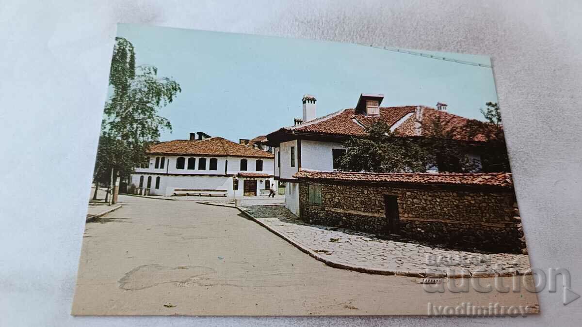 Пощенска картичка Берковица Възрожденска архитектура 1982