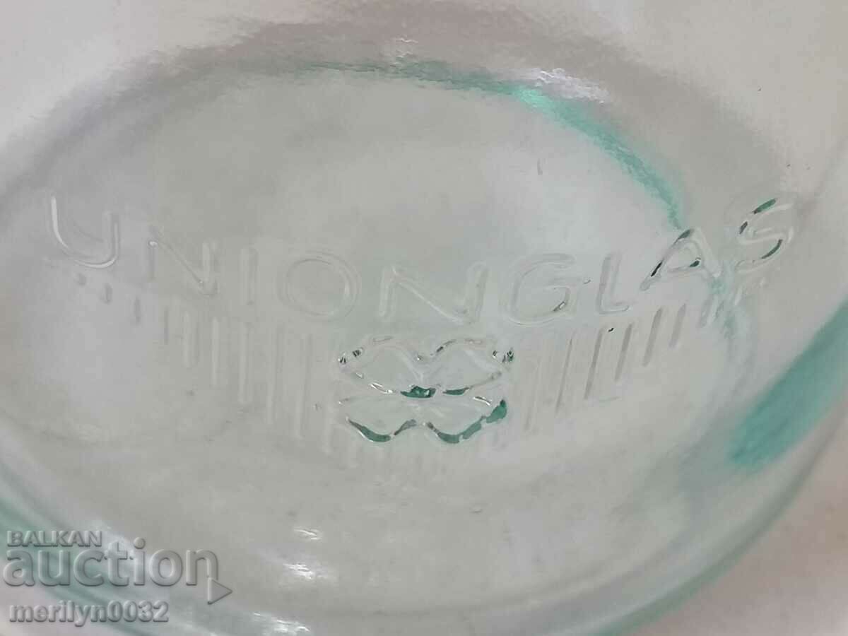 Old German glass jar, 1930s - 7