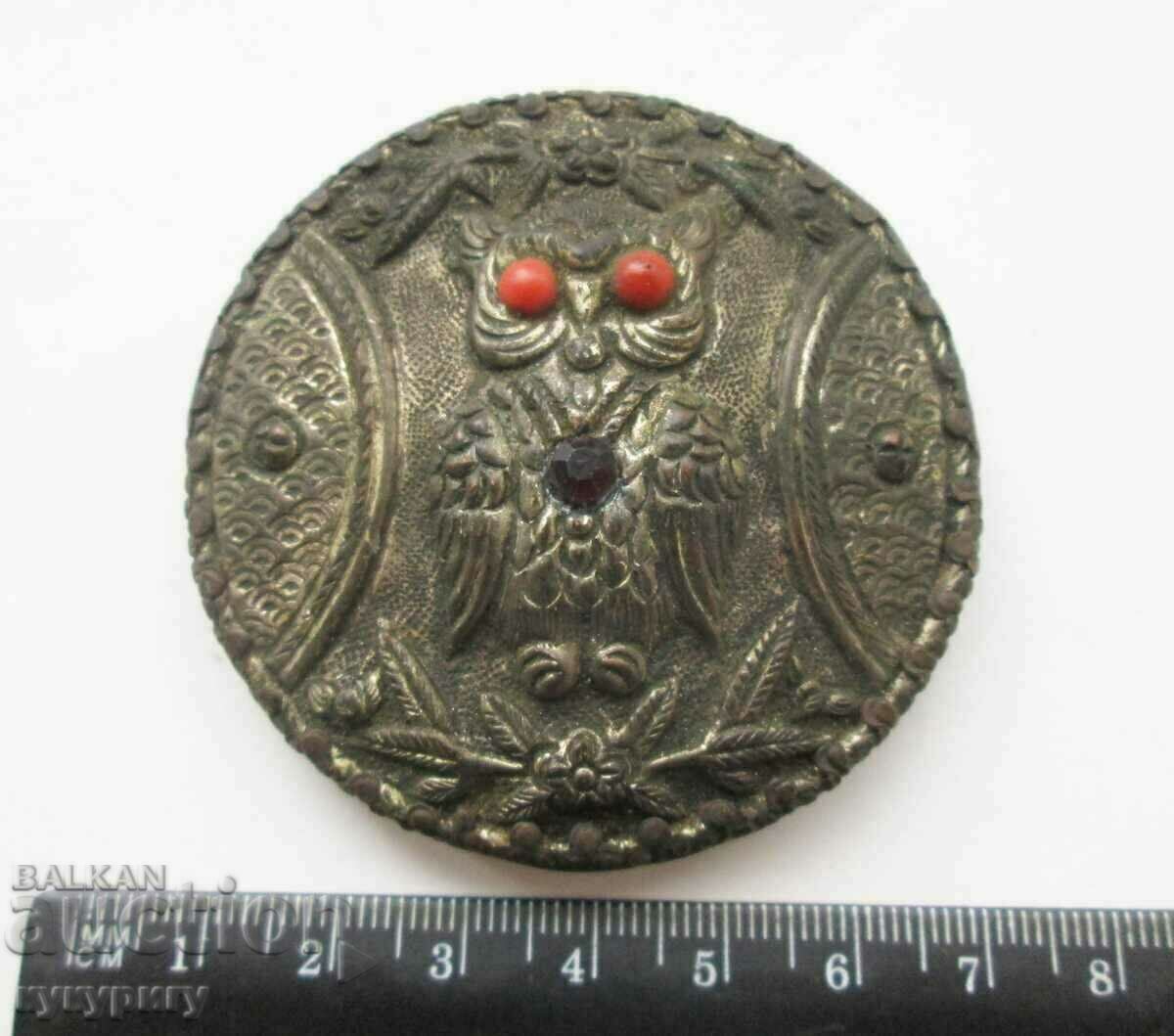 Delivery of Old small mirror handmade owl mirror Delivery of Old small mirror handmade owl mirror