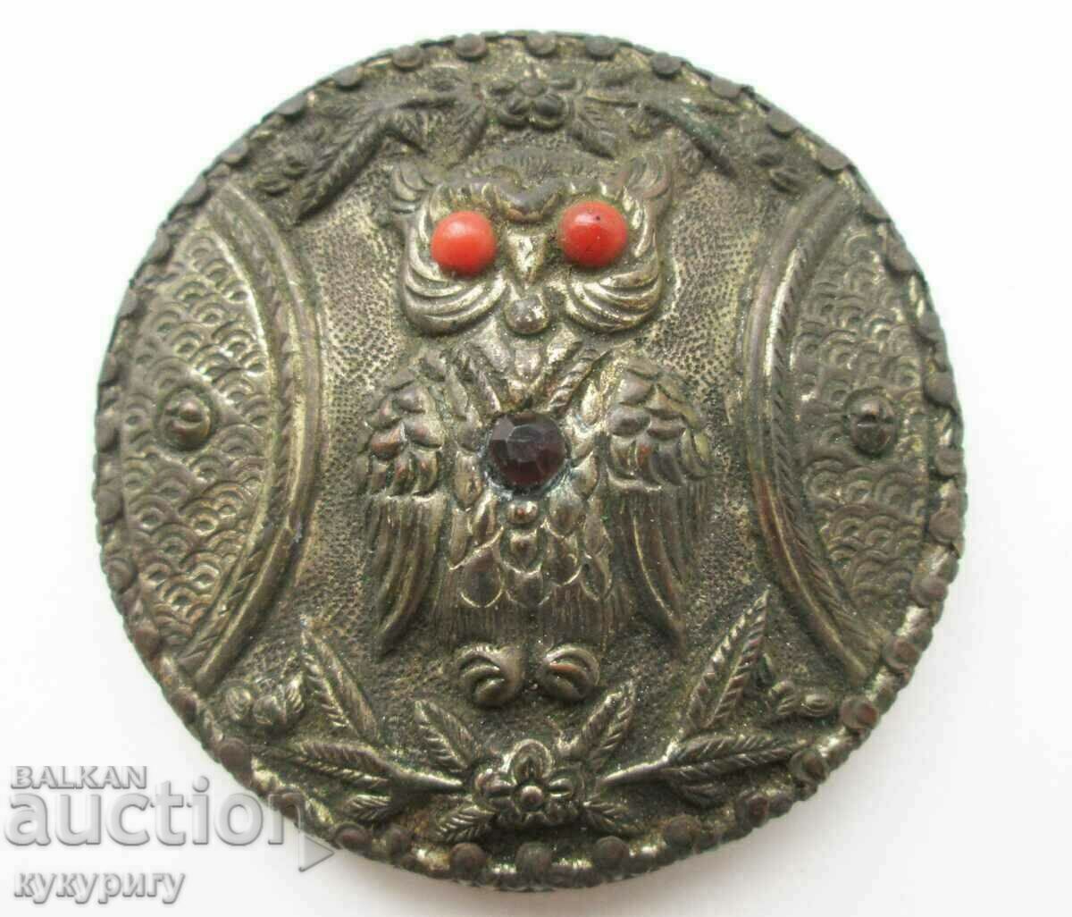 Old small mirror handmade owl mirror - 6 Old small mirror handmade owl mirror - 6