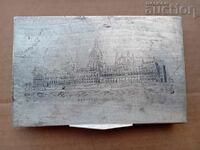 Budapest Parliament Vintage Silver Plated Gift Box