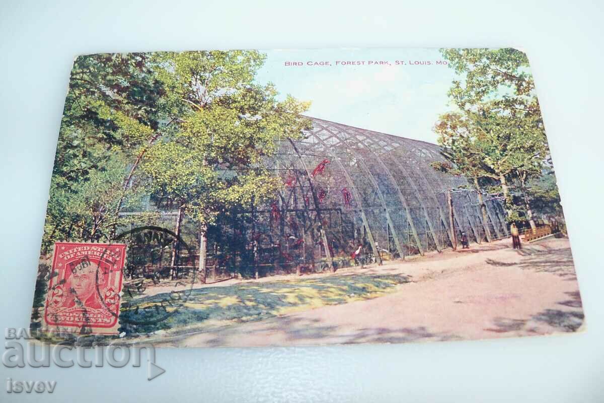 Licitație Carte poștală veche trimisă din SUA în 1908. Licitație Carte poștală veche trimisă din SUA în 1908.