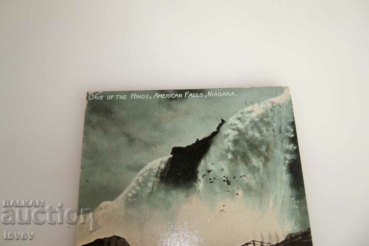 Old 1909 Niagara Falls postcard. with price 10.00 BGN | € 5.11 Old 1909 Niagara Falls postcard. with price 10.00 BGN | € 5.11