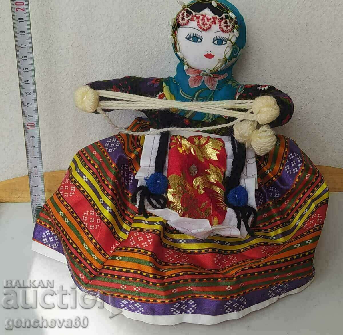 Souvenir handmade Anatolian doll in costume Souvenir handmade Anatolian doll in costume
