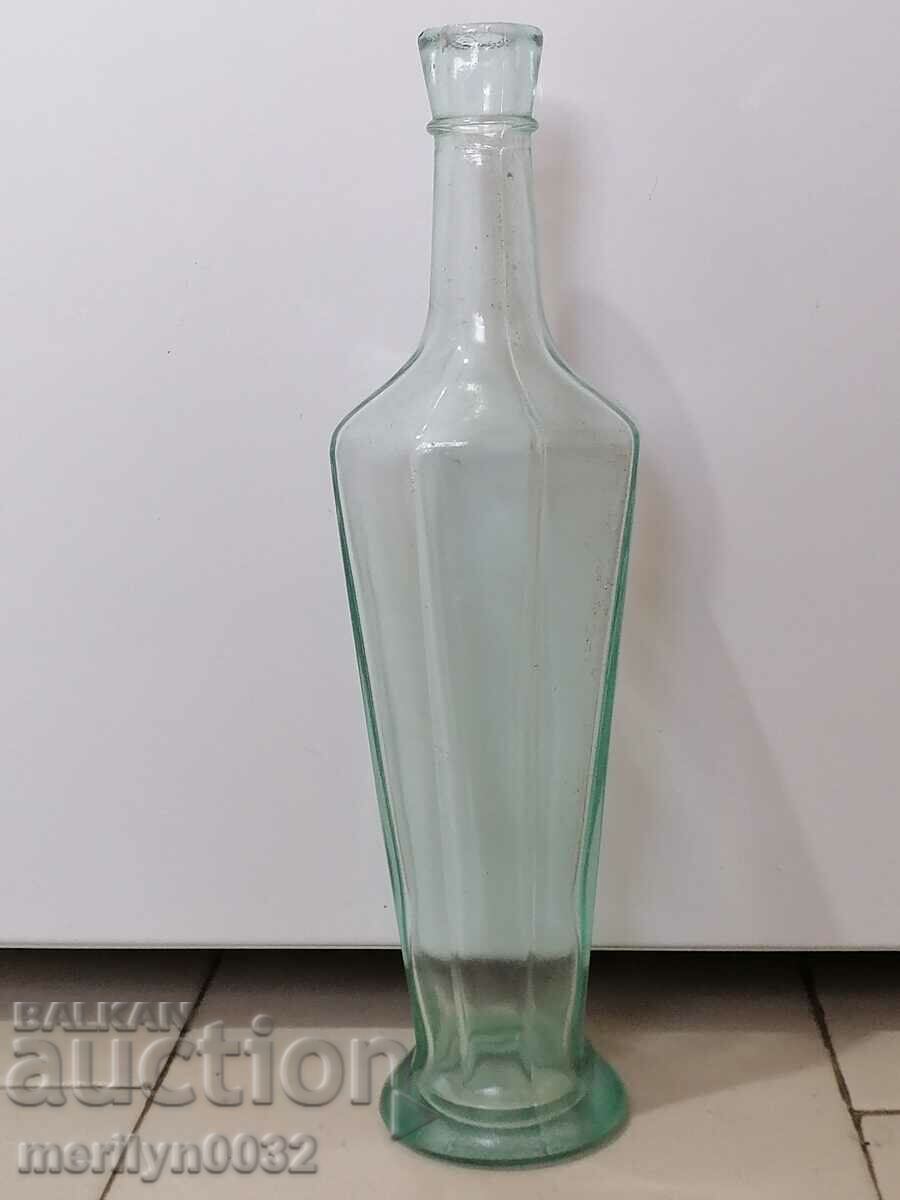 Old glass bottle Kingdom of Bulgaria