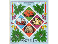 1979. Anguilla. Christmas - Flowers. Block.