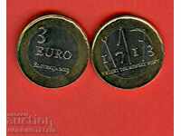 SLOVENIA - 3 Euro issue 2013 NEW UNC BIMETAL