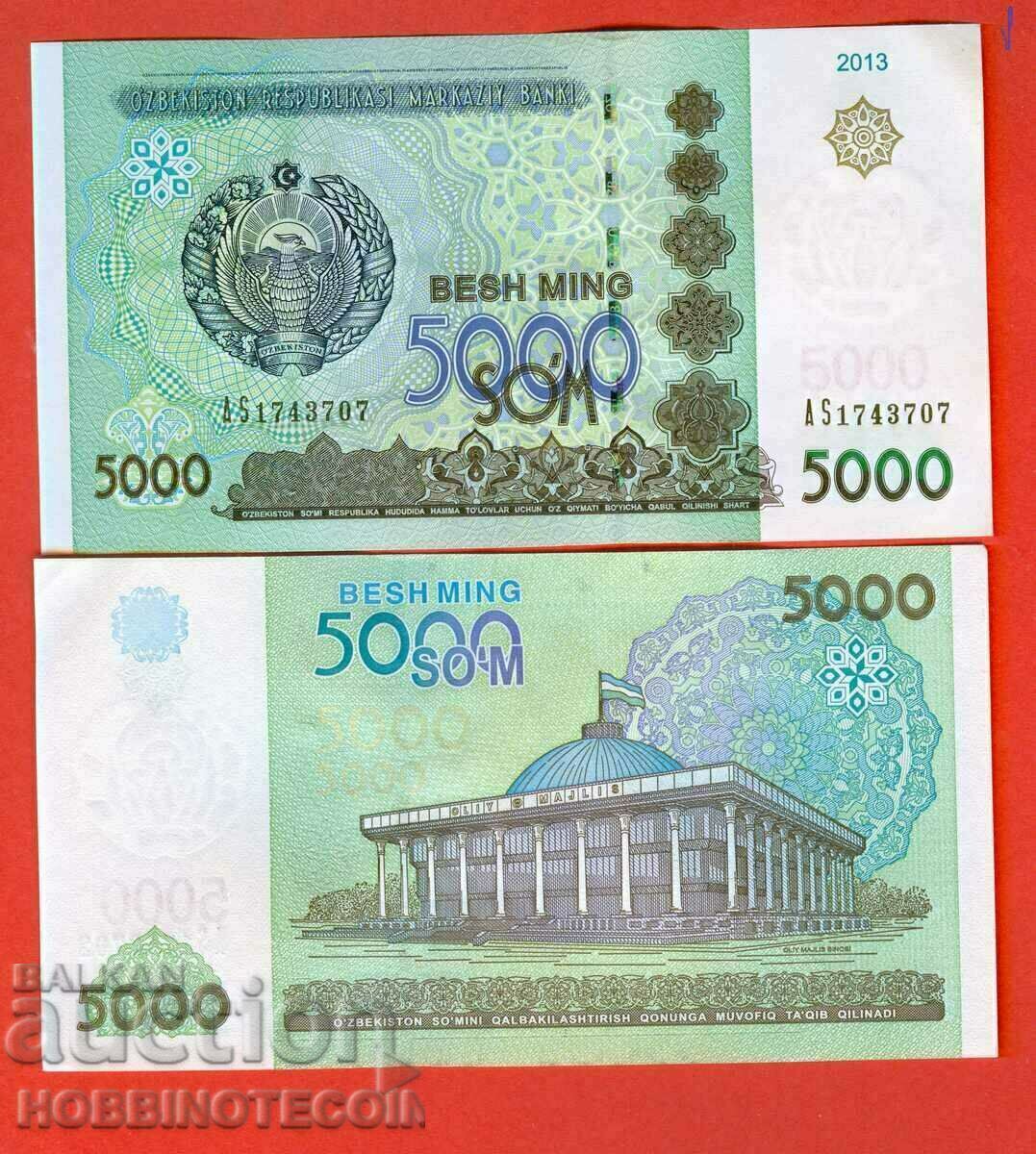 UZBEKISTAN OZBEKISTAN 5000 5000 Emisiune suma 2013 NOU UNC UZBEKISTAN OZBEKISTAN 5000 5000 Emisiune suma 2013 NOU UNC