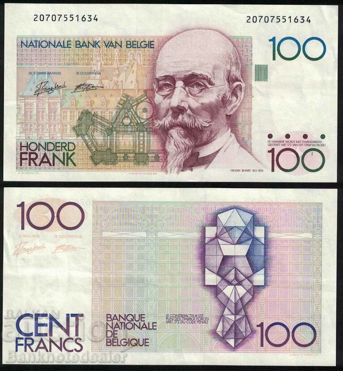 Belgium 100 Francs 1980 Pick 142 Ref 1634