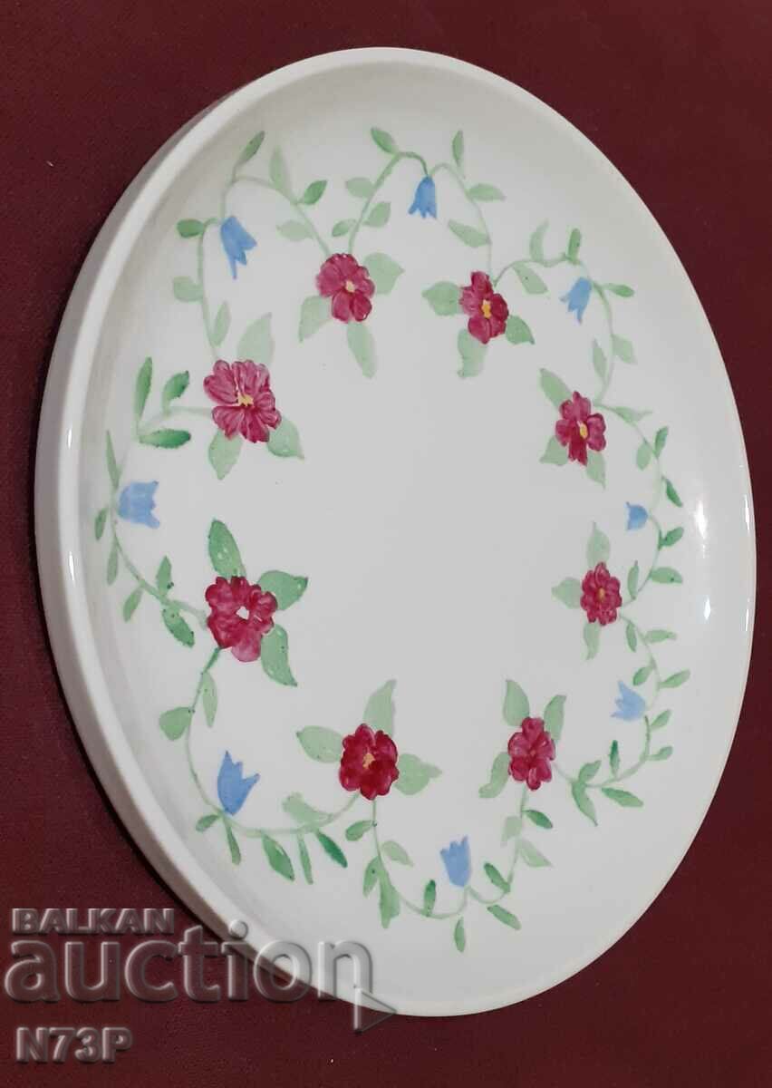 Licitație PLATĂ DE PORCELAN. COLECȚIE.PICTAT MÂNĂ.