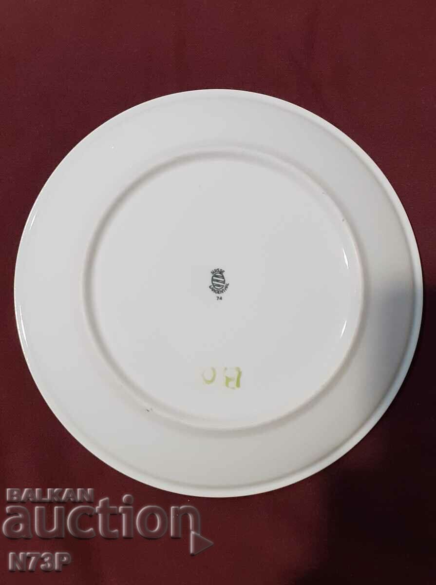 PLATĂ DE PORCELAN. COLECȚIE.PICTAT MÂNĂ. - 5