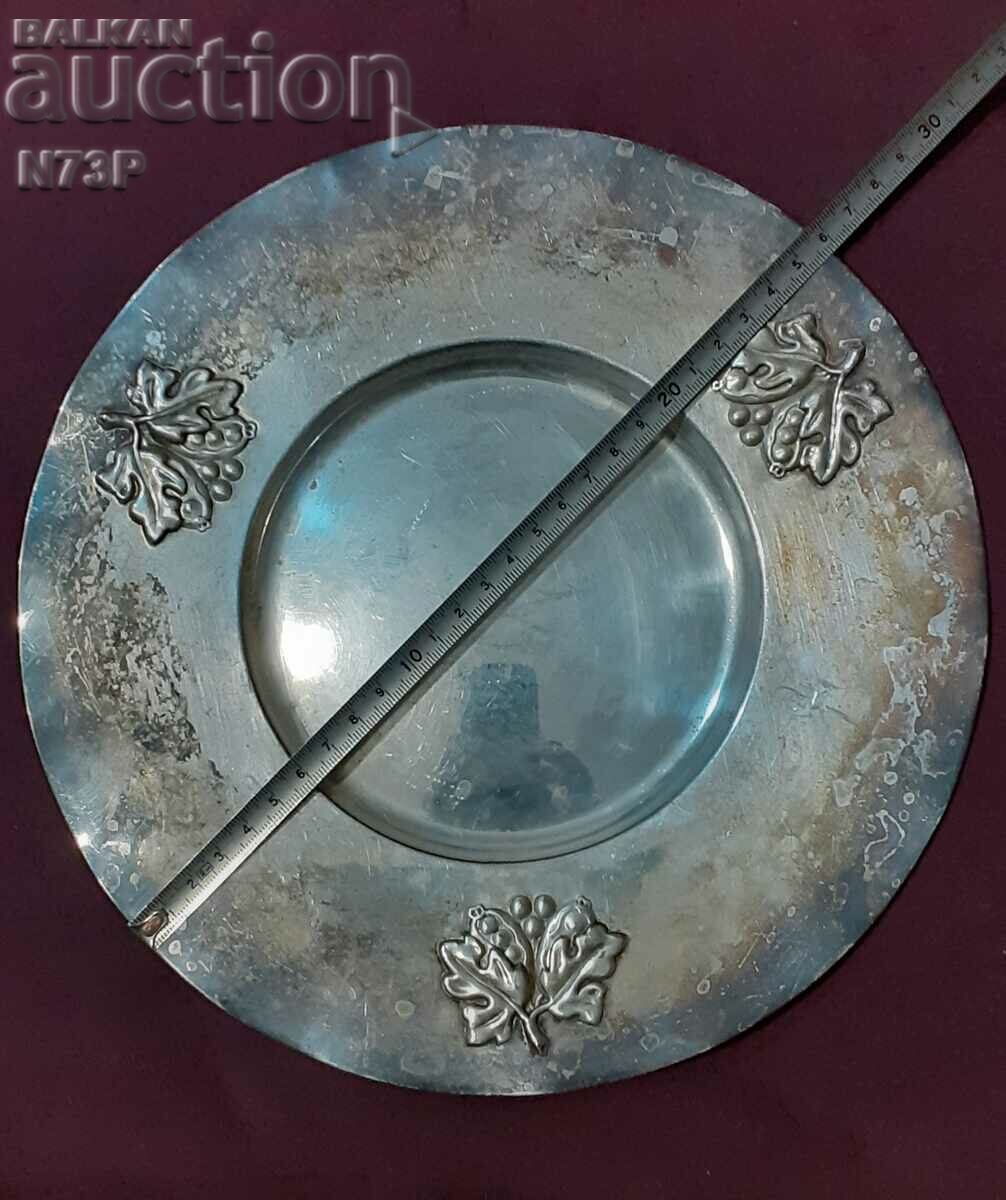 OLD METAL PLATE. PRIMA N.S. ART DECO. - 5 OLD METAL PLATE. PRIMA N.S. ART DECO. - 5