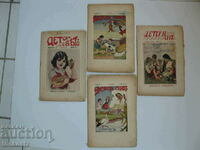 4 magazines Children's World 1931-1932, 1933-1934