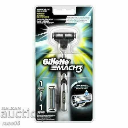 Razor "Gillette MACH 3 Regular" with 2 blades new