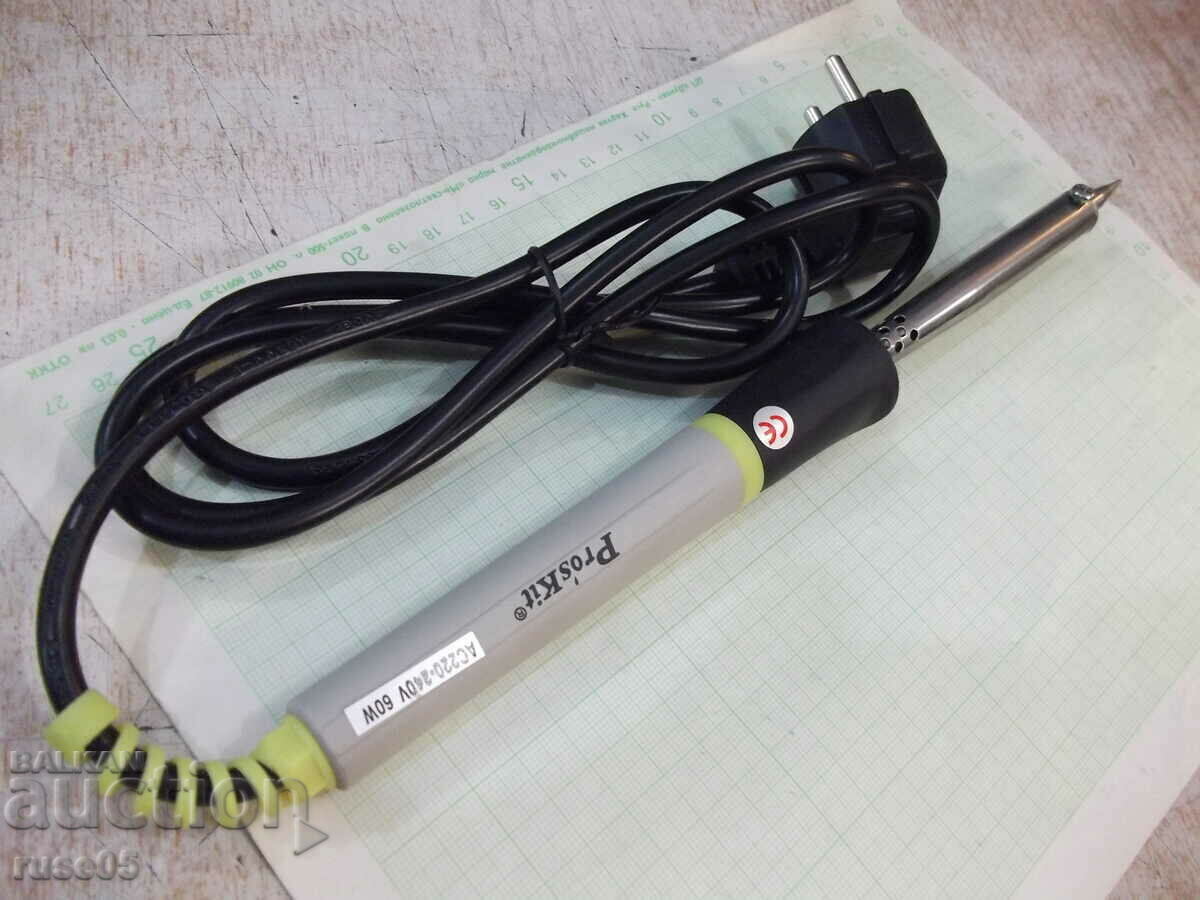 Delivery of Soldering iron "Pro'sKit" electric new working Delivery of Soldering iron "Pro'sKit" electric new working