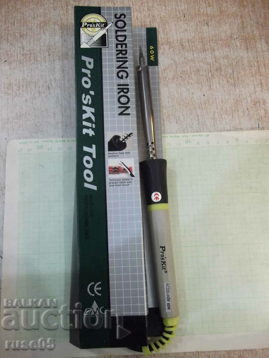 Soldering iron "Pro'sKit" electric new working - 6 Soldering iron "Pro'sKit" electric new working - 6