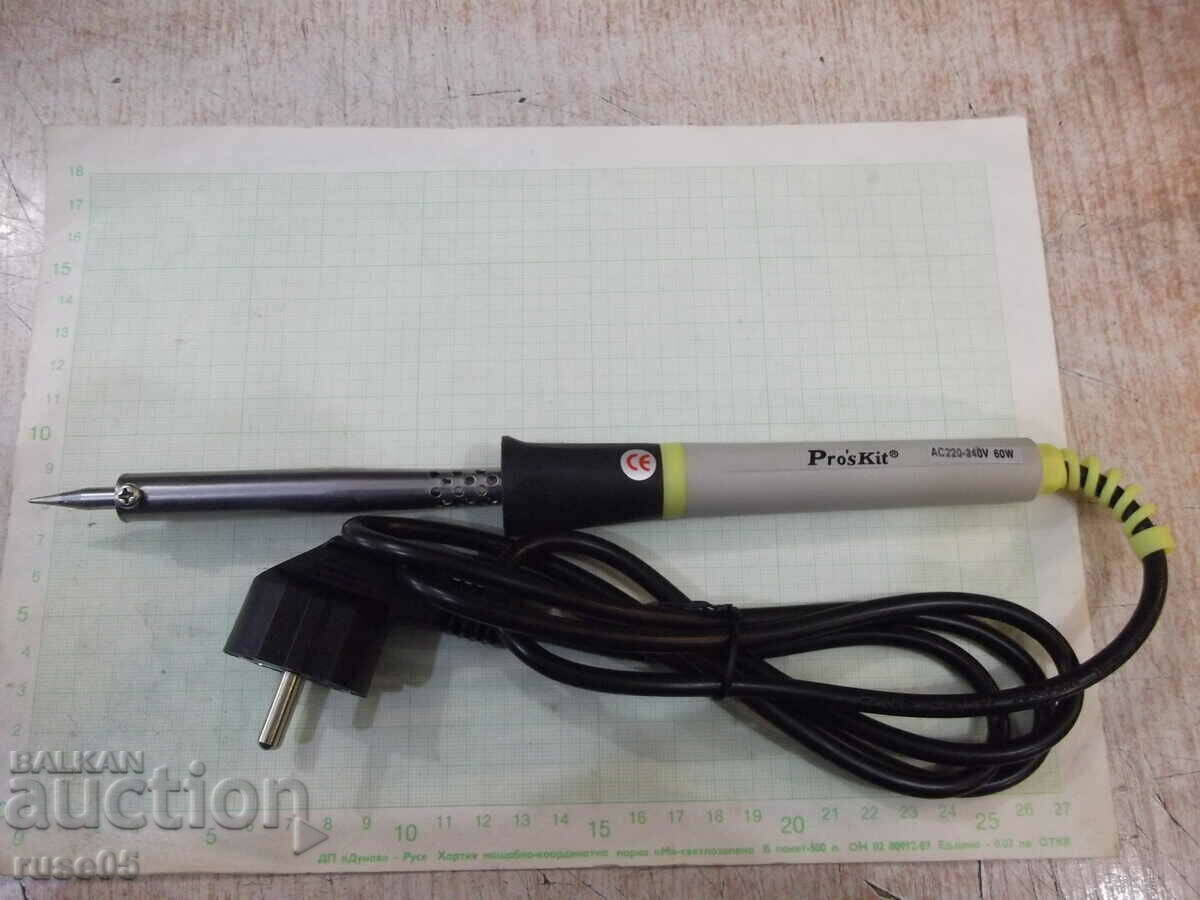 Soldering iron "Pro'sKit" electric new working Soldering iron "Pro'sKit" electric new working