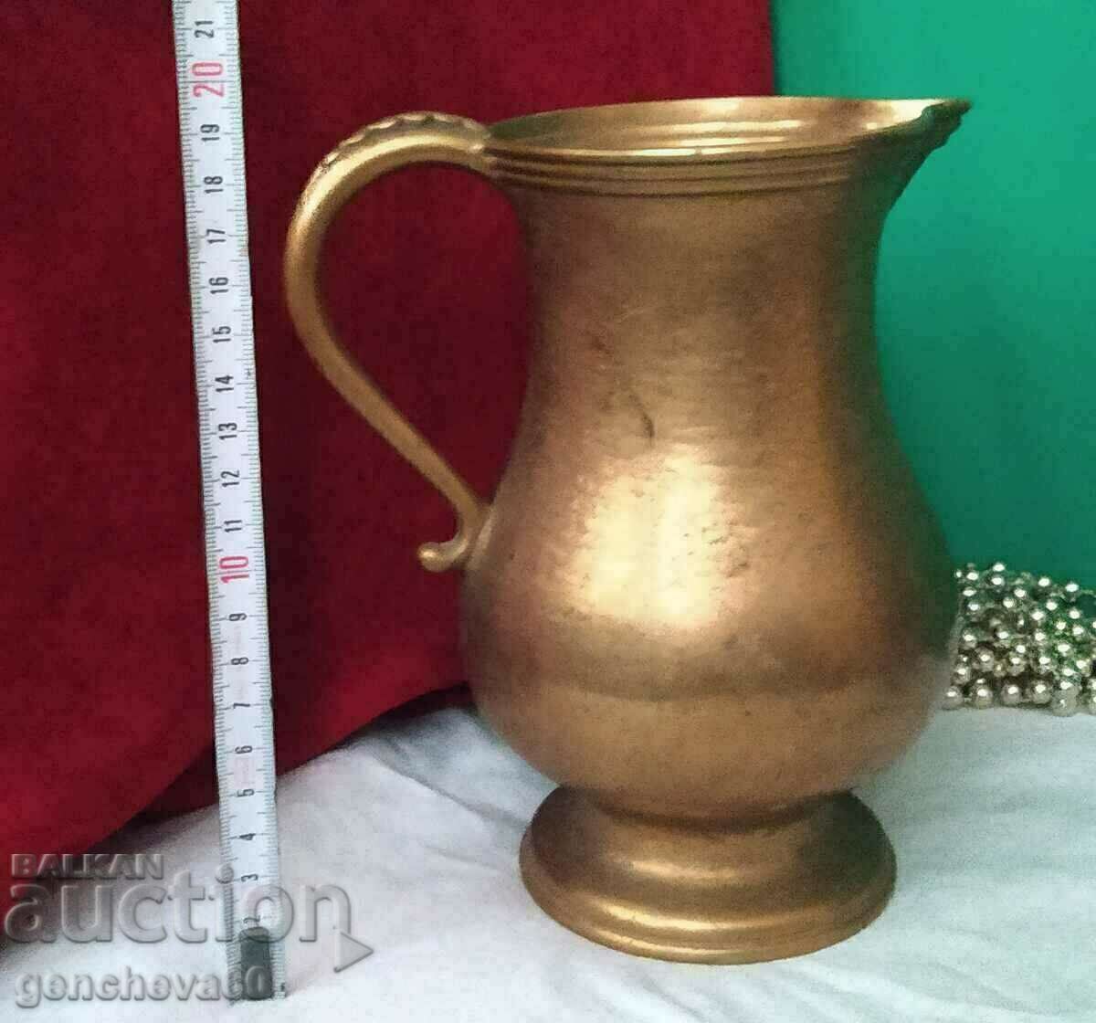 Vintage bronze jug