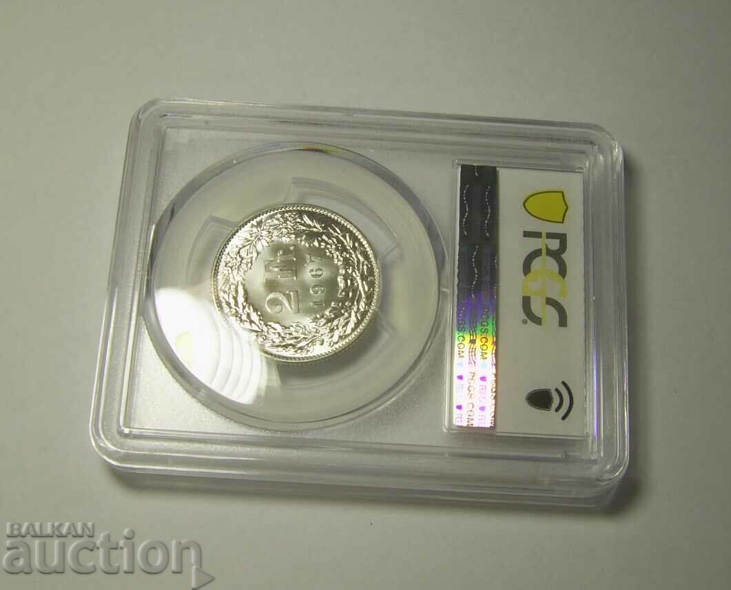 2 francs 1967 MS67 PCGS Switzerland with price 350.00 BGN | € 178.95 2 francs 1967 MS67 PCGS Switzerland with price 350.00 BGN | € 178.95