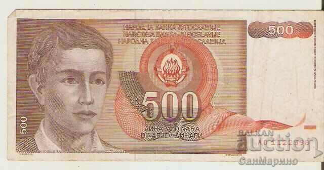 Iugoslavia 500 dinari 1991