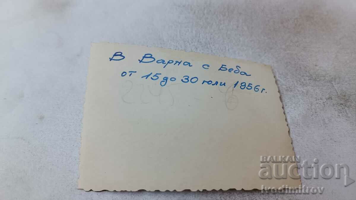 Photo Varna Man and woman on the beach 1956 with price 1.45 BGN | € 0.74 Photo Varna Man and woman on the beach 1956 with price 1.45 BGN | € 0.74