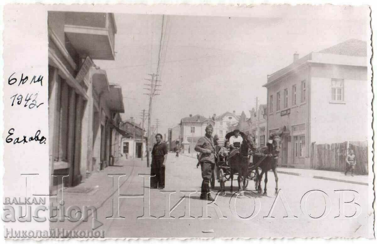 1943 ΠΑΛΙΑ ΚΑΡΤΑ ΣΤΡΑΤΙΩΤΙΚΗ ΟΔΟΣ ELHOVO TRGOVSKA G378