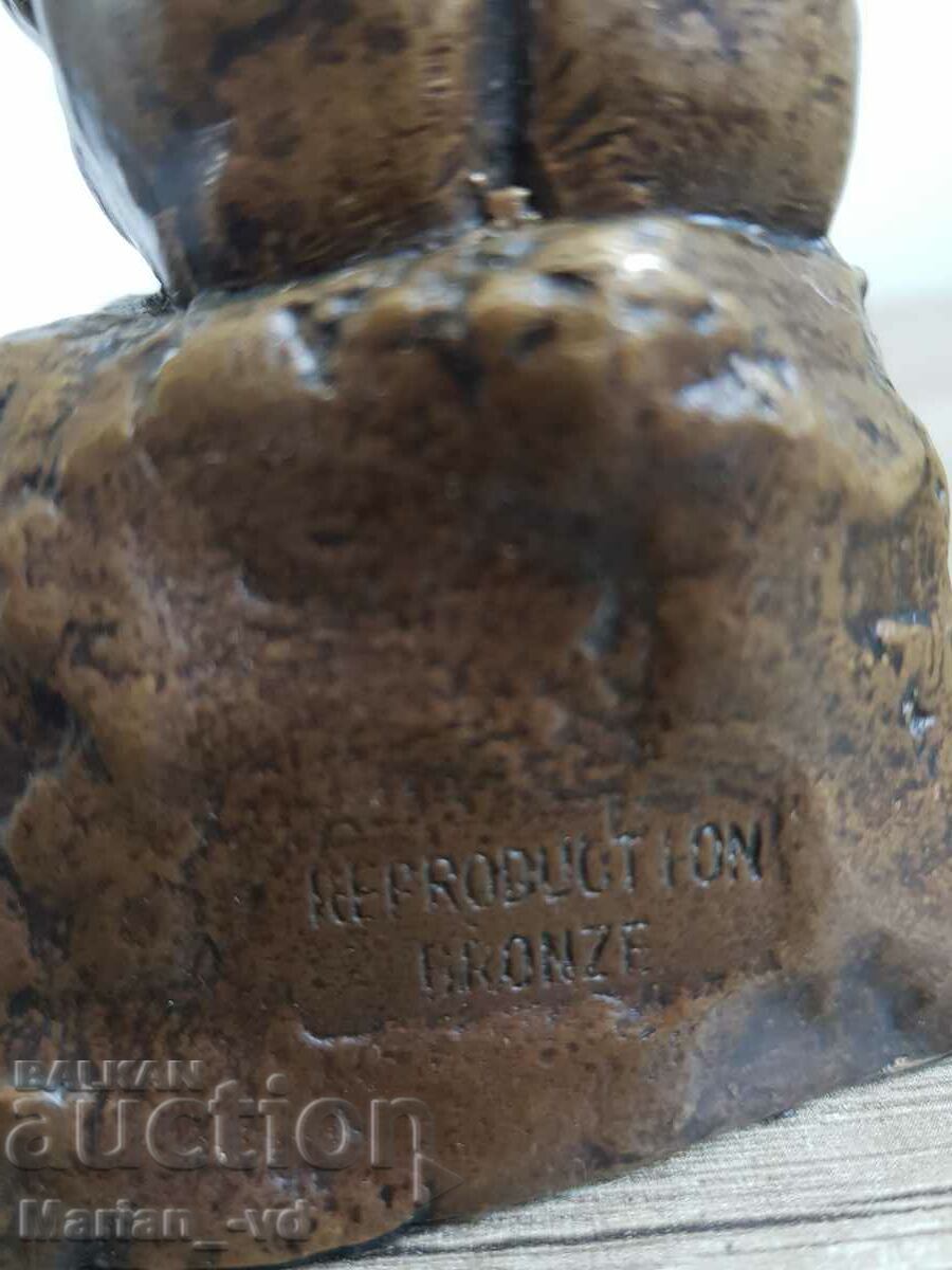 Old bronze figure "The Thinker" - 6 Old bronze figure "The Thinker" - 6