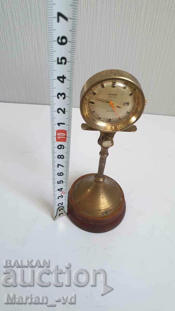 Mechanical table clock in the shape of a city clock - 7 Mechanical table clock in the shape of a city clock - 7